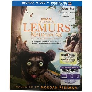 IMAX Island of Lemurs Madagascar Blu Ray 3D